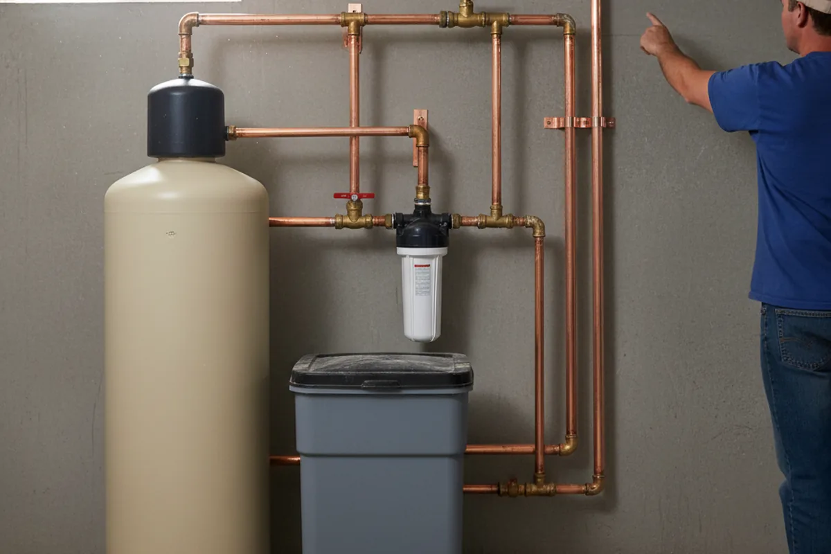 Whole-house water treatment system installed in Selden